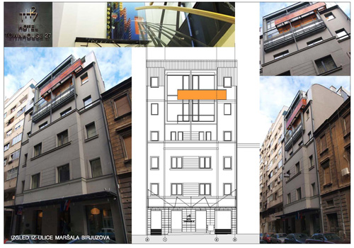 Хотел Townhouse 27 у ул. Маршала Бирјузова 56 и Топличин венац 27 у Београду