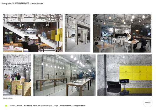 Супермаркет концепт радња