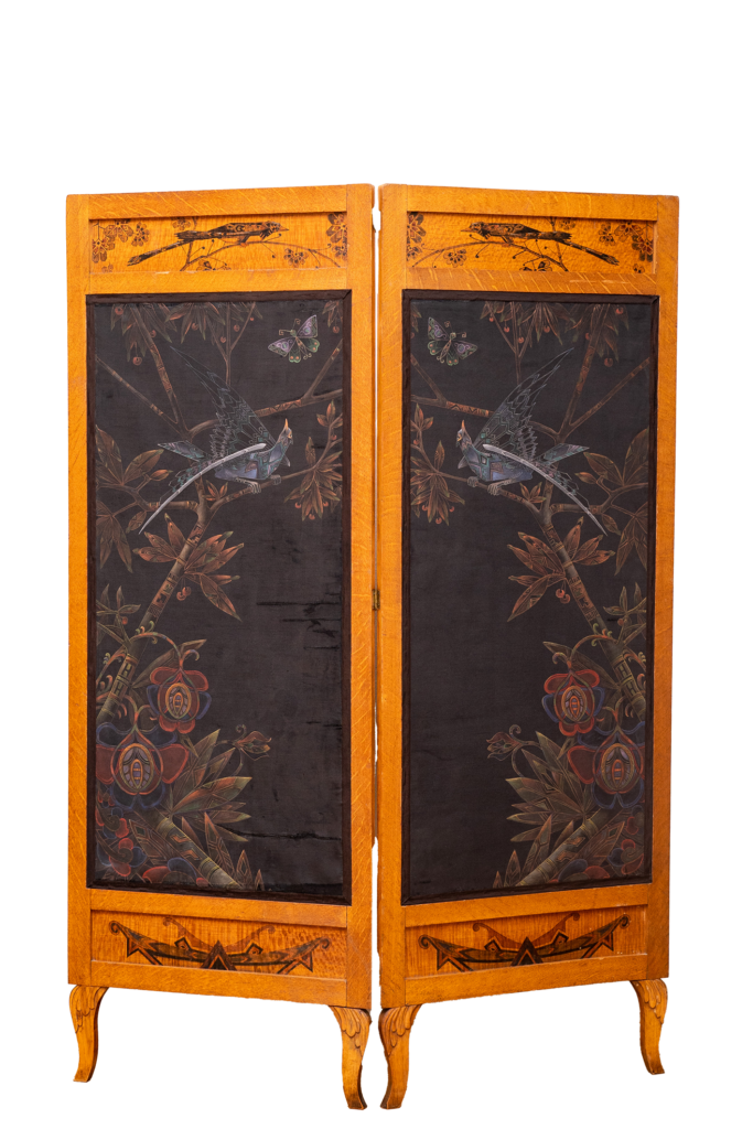 Дводелни параван