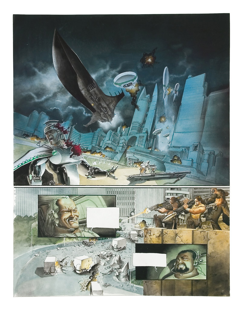 Стрип-табла Бич Божји (Le Fléau des dieux)